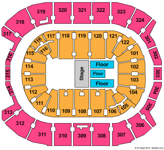 Scotiabank Arena Theatre Seating Chart